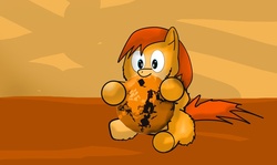 Size: 900x536 | Tagged: safe, artist:inkiepie, fluffy pony, cookie, fluffy pony original art, hugbox