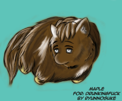 Size: 1800x1500 | Tagged: safe, artist:ryunnosuke, fluffy pony, fluffy pony original art