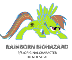 Size: 760x634 | Tagged: safe, oc, oc only, donut steel, rainborn biohazard, recolor, stupid recolor