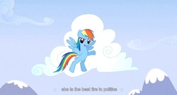 Size: 1583x857 | Tagged: safe, screencap, rainbow dash, g4, my little pony: friendship is magic, wonderbolts academy, youtube caption, youtube link