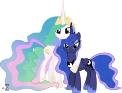Size: 11310x8690 | Tagged: safe, artist:90sigma, princess celestia, princess luna, alicorn, pony, g4, absurd resolution, cute, cutelestia, female, folded wings, hug, looking at you, lunabetes, mare, royal sisters, siblings, simple background, sisters, smiling, smiling at you, transparent background, vector, wings