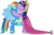 Size: 8090x5280 | Tagged: safe, artist:90sigma, rainbow dash, twilight sparkle, pegasus, pony, unicorn, g4, absurd resolution, big crown thingy, duo, female, kiss on the lips, kissing, lesbian, mare, ship:twidash, shipping, simple background, transparent background, unicorn twilight, vector, wonderbolts uniform