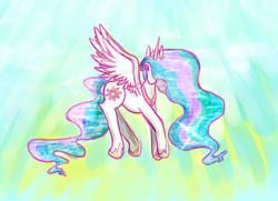 Size: 1800x1300 | Tagged: safe, artist:ryuredwings, princess celestia, pony, g4, female, solo