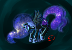 Size: 1500x1058 | Tagged: safe, artist:ryuredwings, nightmare moon, pony, g4, female, solo