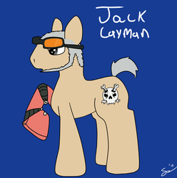 Size: 2337x2354 | Tagged: safe, artist:schkitz, anarchy reigns, jack cayman, madworld, ponified, video game