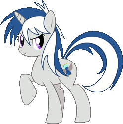 Size: 250x252 | Tagged: safe, artist:quarium, oc, oc only, oc:evermore, pony, animated, blinking, solo
