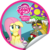 Size: 300x300 | Tagged: safe, discord, fluttershy, g4, keep calm and flutter on, my little pony: friendship is magic, season 3, crossdressing, getglue, granny discord, hub logo, hubble, the hub