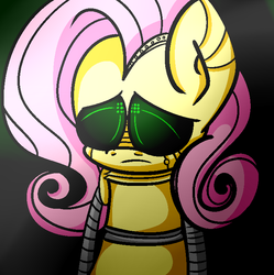 Size: 693x697 | Tagged: safe, artist:extradan, fluttershy, g4, flutterbot