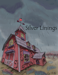 Size: 1400x1800 | Tagged: safe, artist:morevespenegas, cover, silver linings