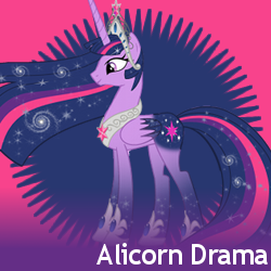 Size: 250x250 | Tagged: safe, twilight sparkle, alicorn, pony, g4, alicorn drama, ethereal mane, female, galaxy mane, hilarious in hindsight, hoof shoes, mare, meta, spoilered image joke, twilight sparkle (alicorn), ultimate twilight