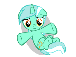 Size: 1280x960 | Tagged: safe, artist:sintakhra, lyra heartstrings, pony, g4, ask filly lyra, female, filly, filly lyra, incoming hug, simple background, solo, white background
