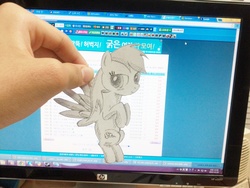 Size: 2560x1920 | Tagged: safe, artist:camaine, rainbow dash, g4, paper child, papercraft