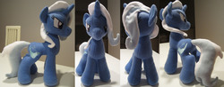 Size: 13524x5276 | Tagged: safe, artist:mylittlezombie, trixie, pony, unicorn, g4, absurd resolution, female, irl, mare, photo, plushie, solo