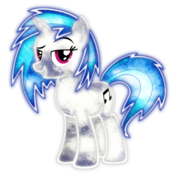 Size: 1000x1000 | Tagged: safe, artist:sylphastiel, dj pon-3, vinyl scratch, pony, g4, female, solo