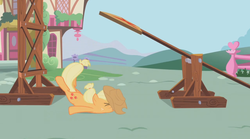 Size: 1279x713 | Tagged: safe, screencap, applejack, earth pony, pony, applebuck season, g4, female, solo