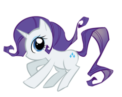 Size: 500x400 | Tagged: safe, artist:konzatsu, rarity, pony, g4, female, solo