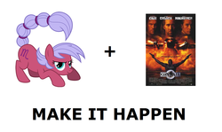 Size: 1337x796 | Tagged: safe, scorpio (g4), earth pony, pony, g4, exploitable meme, female, homestuck, make it happen, mare, meta, nicolas cage, ponyscopes, scorpio, simple background, white background, zodiac