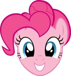 Size: 2012x2168 | Tagged: safe, artist:areyesram, pinkie pie, g4, mask, simple background, transparent background, vector