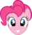 Size: 2012x2168 | Tagged: safe, artist:areyesram, pinkie pie, g4, mask, simple background, transparent background, vector