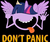 Size: 1024x857 | Tagged: safe, twilight sparkle, alicorn, pony, g4, alicorn drama, don't panic, female, hitchhiker's guide to the galaxy, image macro, mare, twilight sparkle (alicorn)