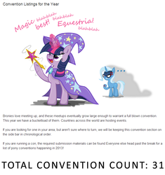 Size: 753x800 | Tagged: safe, equestria daily, convention, text