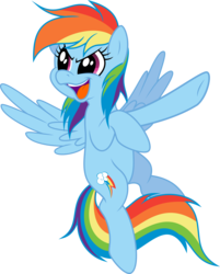 Size: 7163x8908 | Tagged: safe, artist:daydreamsyndrom, artist:stepandy, rainbow dash, pony, g4, absurd resolution, female, simple background, solo, transparent background, vector
