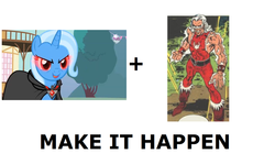 Size: 1337x796 | Tagged: safe, trixie, g4, magic duel, my little pony: friendship is magic, alicorn amulet, cocaine, exploitable meme, make it happen, meta, snowflame