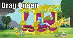 Size: 500x260 | Tagged: safe, snails, snips, trixie, g4, magic duel, my little pony: friendship is magic, image macro, pun