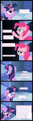 Size: 1500x5500 | Tagged: safe, artist:lightningtumble, pinkie pie, twilight sparkle, g4, comic, mysteries of equestria