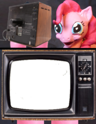 Size: 1038x1336 | Tagged: safe, pinkie pie, g4, exploitable meme, irl, photo, realistic, sculpture, template, tv meme