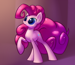 Size: 1039x900 | Tagged: safe, artist:underpable, pinkie pie, earth pony, pony, g4, cute, diapinkes, female, mare, solo