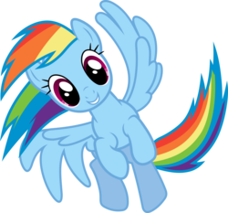 Size: 1600x1490 | Tagged: safe, artist:powerpuncher, rainbow dash, pony, g4, female, simple background, solo, spinning, transparent background, vector