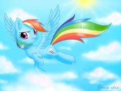 Size: 1280x960 | Tagged: safe, artist:juaiasi, rainbow dash, pony, g4, female, solo