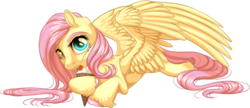 Size: 1288x554 | Tagged: safe, alternate version, artist:kittehkatbar, fluttershy, pony, g4, female, food, ice cream, simple background, solo, transparent background