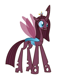 Size: 722x943 | Tagged: safe, pinkie pie, changeling, g4, changelingified, fanfic, hilarious in hindsight, palindrome get, pink changeling, queen