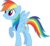 Size: 900x836 | Tagged: safe, artist:urwy, rainbow dash, g4, raised hoof, simple background, transparent background, vector