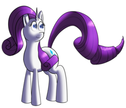 Size: 1280x1102 | Tagged: safe, artist:michix-papertrash, rarity, pony, g4, solo