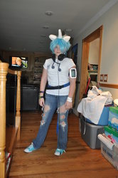 Size: 900x1355 | Tagged: safe, dj pon-3, vinyl scratch, human, g4, cosplay, irl, irl human, photo, solo