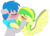 Size: 472x340 | Tagged: safe, artist:artflicker, oc, oc only, oc:the living tombstone, oc:wooden toaster, earth pony, pegasus, pony, blushing, duo, female, kiss on the lips, kissing, male, musician, oc x oc, ponysona, shipping, simple background, straight, tombtoaster, transparent background, wingboner