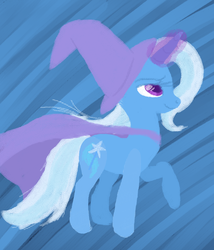 Size: 771x900 | Tagged: safe, artist:tami-kitten, trixie, pony, unicorn, g4, female, magic, mare, solo