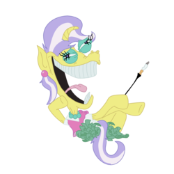 Size: 900x900 | Tagged: safe, artist:shinjitoo, upper crust, pony, unicorn, .mov, g4, canterlot, cigarette, cigarette holder, money, simple background, skunk stripe, swag, transparent background, uppercrust