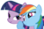 Size: 1095x730 | Tagged: safe, artist:aeroytechyon-x, rainbow dash, twilight sparkle, g4, female, lesbian, ship:twidash, shipping, simple background, transparent background, vector