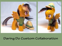 Size: 1600x1200 | Tagged: safe, artist:electricmayhem8416, daring do, pony, g4, brushable, customized toy, irl, photo, solo, toy