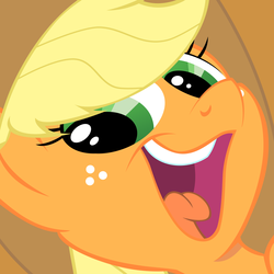 Size: 989x989 | Tagged: safe, artist:pikachux1000, applejack, g4, reaction image, smeel