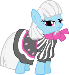 Size: 1823x2000 | Tagged: safe, artist:pikachux1000, photo finish, earth pony, pony, g4, female, missing accessory, simple background, solo, transparent background, upset, vector