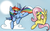 Size: 3200x2000 | Tagged: safe, artist:royalppurpl3, fluttershy, rainbow dash, g4