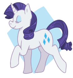 Size: 600x645 | Tagged: safe, artist:deadsuns, rarity, pony, g4, solo