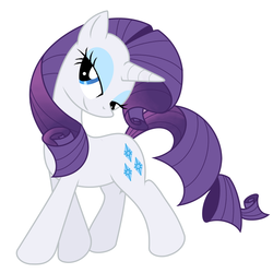 Size: 800x800 | Tagged: safe, artist:30clock, rarity, pony, g4, female, pixiv, solo