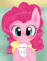 Size: 1273x1650 | Tagged: safe, artist:marisalle, pinkie pie, g4, hot chocolate