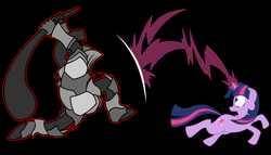 Size: 1008x576 | Tagged: safe, artist:sym-kensaki, twilight sparkle, g4, crossover, dark souls, havel the rock, this will end in death